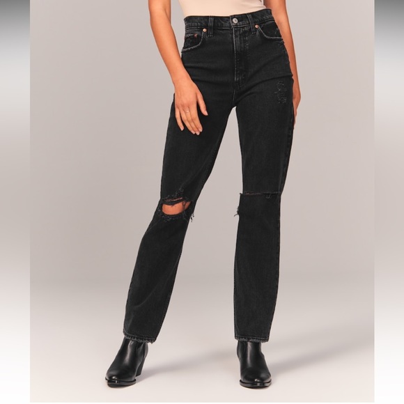 Abercrombie & Fitch Denim - Abercrombie & Fitch Women’s Ultra High Rise 90’s Straight Jean - worn once!